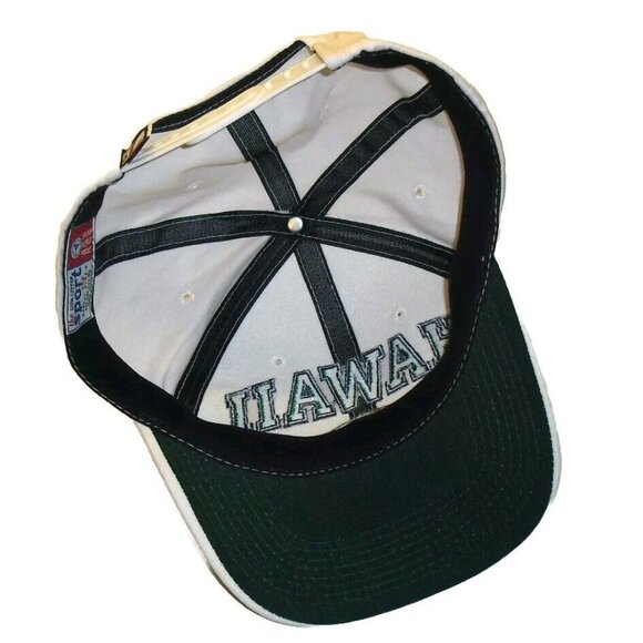 Hawaii Rainbow Warriors Vintage 90s Mens Zephyr White Snapback hat cap Ncaa - Picture 2 of 4